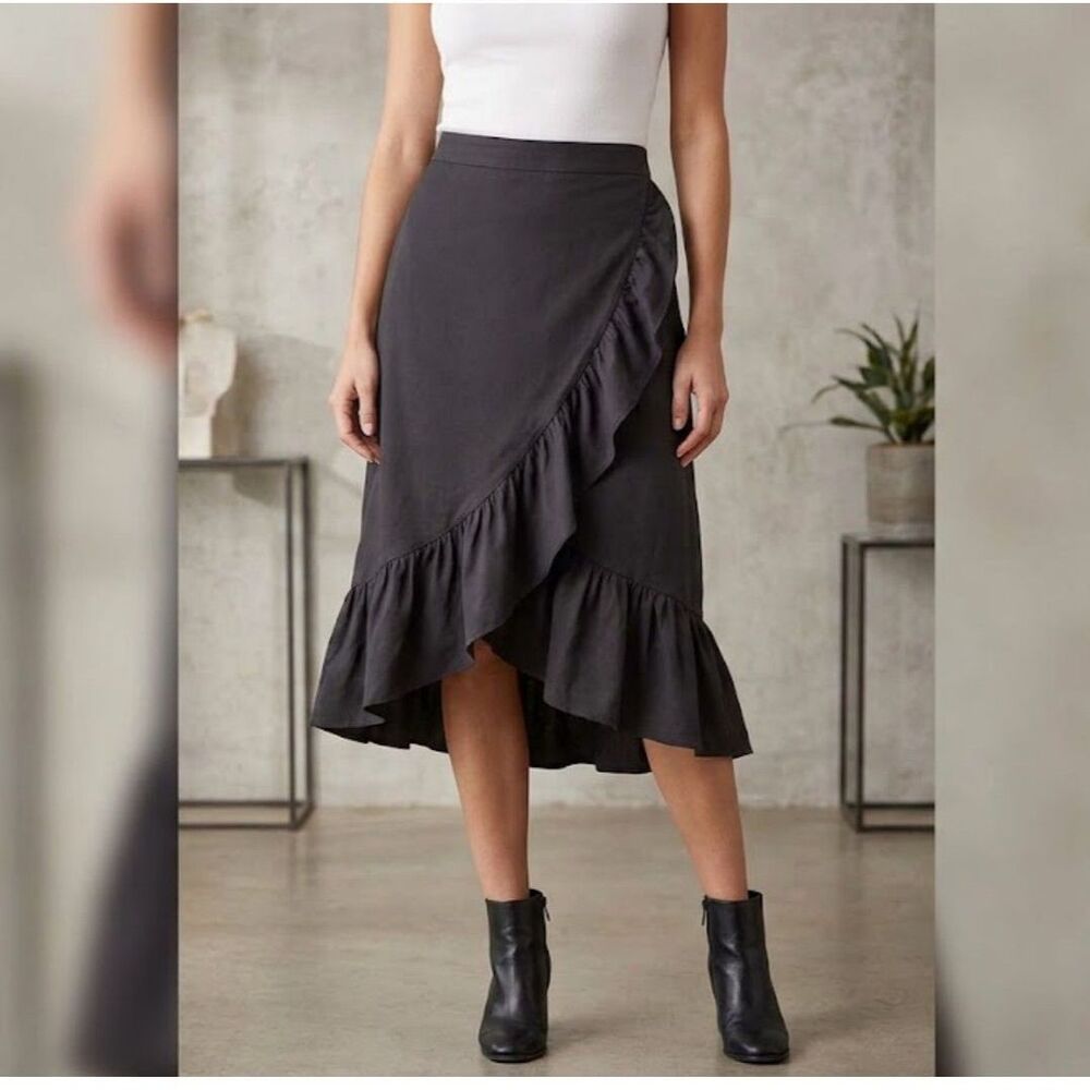 Isaac Mizrahi Live! Ruffle Flounce Skirt